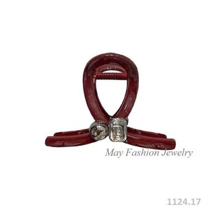CẶP TÓC, KẸP TÓC ĐỎ ĐÍNH ĐÁ B - 1124.17