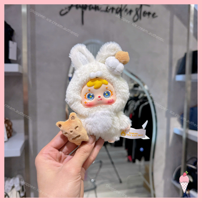 [Hỏa tốc HCM] Blind Box Móc Khóa Gấu Bông Samuel Hug Hug Ice Cream Cute Pet chính hãng