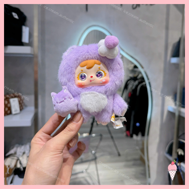 [Hỏa tốc HCM] Blind Box Móc Khóa Gấu Bông Samuel Hug Hug Ice Cream Cute Pet chính hãng