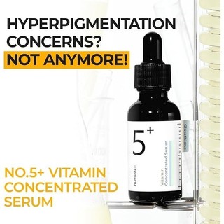 Numbuzin No.5 Vitamin Concentrated Serum 30ml - Dưỡng Sáng Da, Mờ Thâm Nám, Chống Lão Hóa, Thấm Hút Tốt