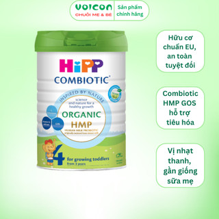 HiPP Organic Combiotic® HMP – sữa công thức hữu cơ Đức, hỗ trợ tiêu hóa khỏe và tăng đề kháng