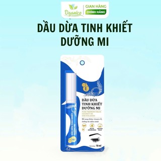 Mascara chuốt mi giữ ẩm, dưỡng nhanh dài mi, dày mi, lông mày, dầu dừa nguyên chất hữu cơ ép lạnh Vietcoco 10ml
