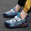 Giày Thể Thao Bé Trai Thể Thao Phối Lưới Cao Cấp Mới, Giày Sneaker Trẻ Em Quai Dán Phong Cách Sporty Năng Động