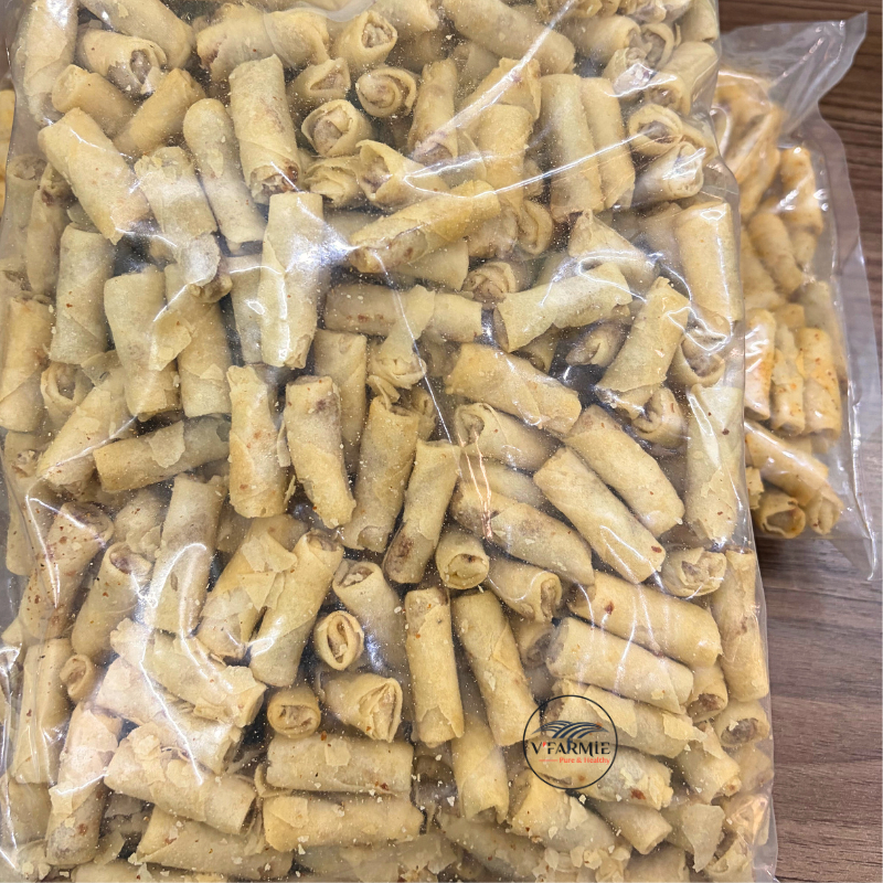 1kg Chả giò tôm sấy mini ăn liền Vissan - Chả giò ăn liền rời 1kg Vissan