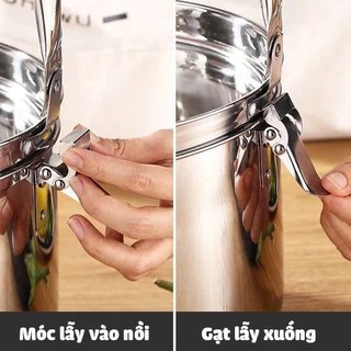(Xả Kho) Nồi Ủ Nhiệt 7 Lít, 9 Lít Chân Không Đế Gang Hầm Xương Tiện Lợi Dùng Cho Nhiều Loại Bếp