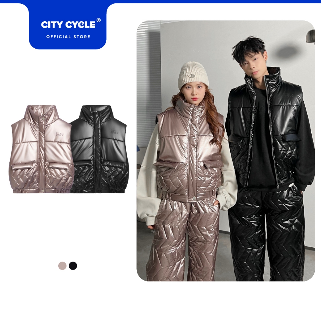 Áo Khoác Phao Gile unisex đôi nam nữ Local Brand Chính Hãng City Cycle Áo khoác gile phao Chill Out
