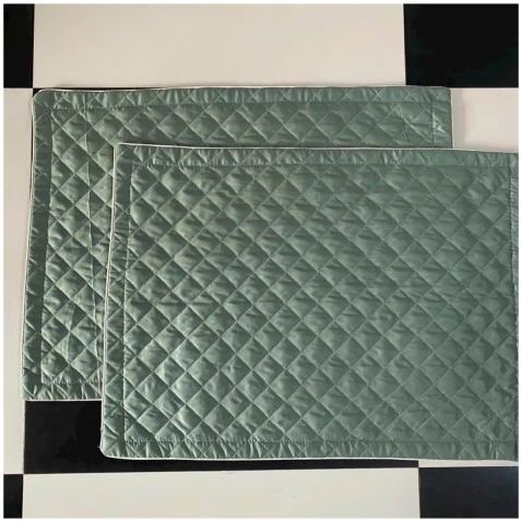 Vỏ Gối Đầu Người Lớn Phi Lụa Trần Bông 50x70cm – Dày Dặn, Màu Trơn, Dễ Vệ Sinh