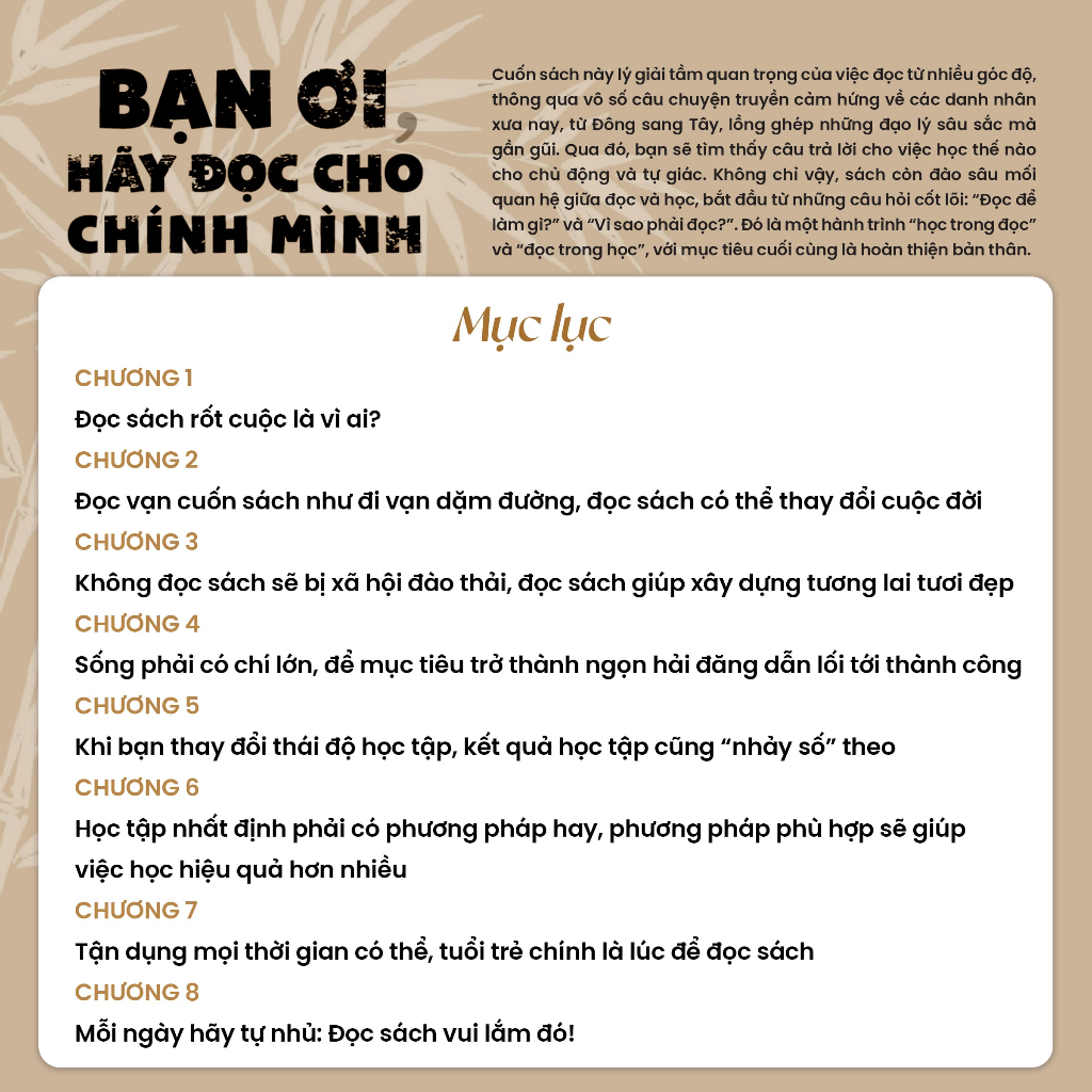 Sách - Bạn Ơi, Hãy Đọc Cho Chính Mình - Tiên Phong Books