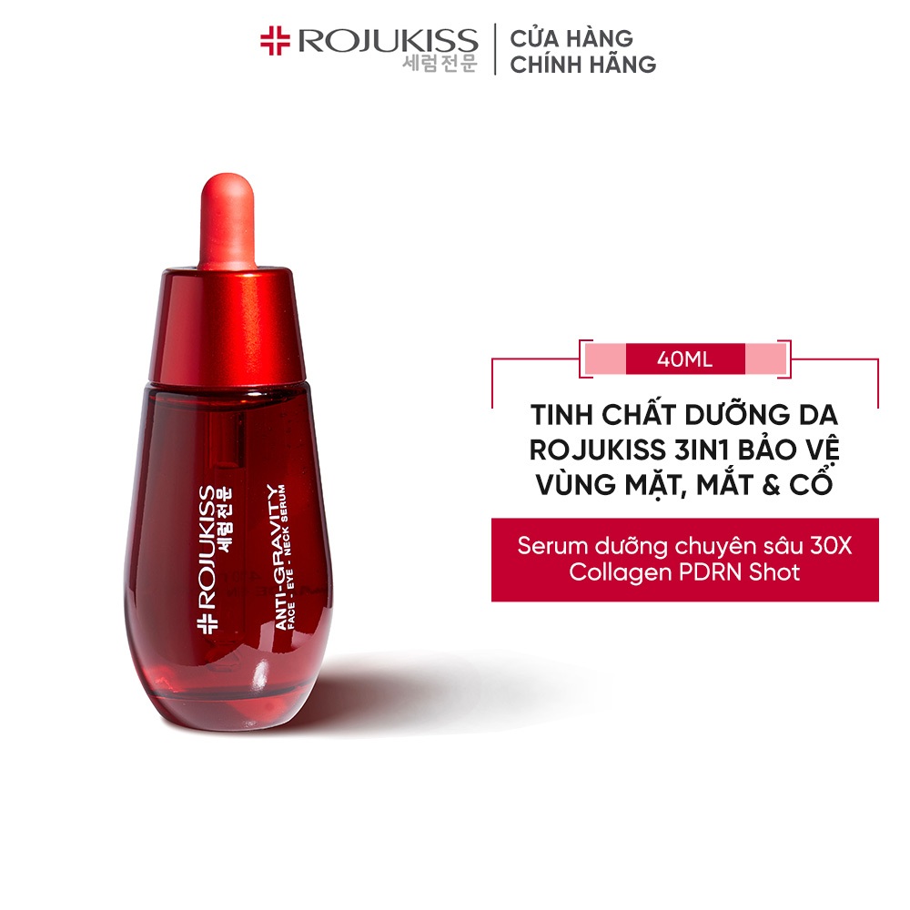 Serum Dưỡng Da Rojukiss Face Eye Neck Serum 40 Ml