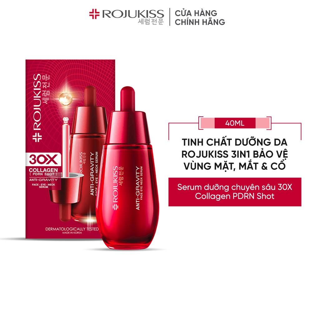 Serum Dưỡng Da Rojukiss Face Eye Neck Serum 40 Ml
