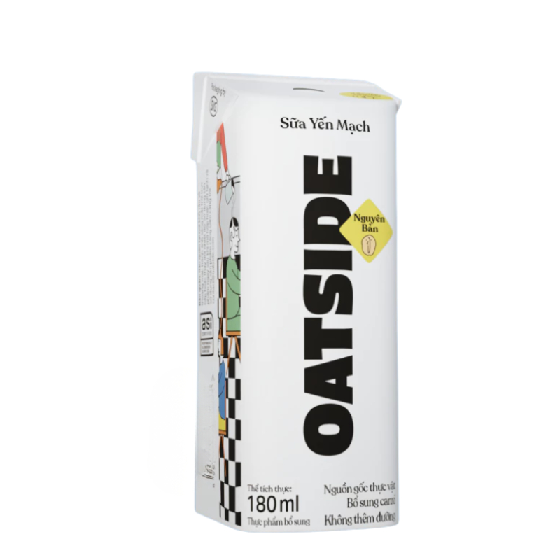 [Thùng mini] Sữa yến mạch OATSIDE 180ml Oat Milk mini hương vị thơm ngon, dinh dưỡng