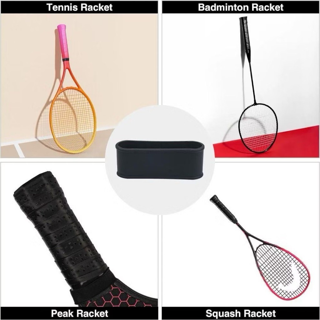Vòng silicone Niêm Phong Tay Cầm Vợt Cầu Lông tennis Chống Trượt Tiện Lợi Beesoul