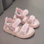Dép Sandal, Dép Quai Hậu Đi Học Quai Dán Stick Thỏ Hồng Cho Bé Gái Đi Học, Đi Chơi Phong Cách Hàn Quốc TH Kids