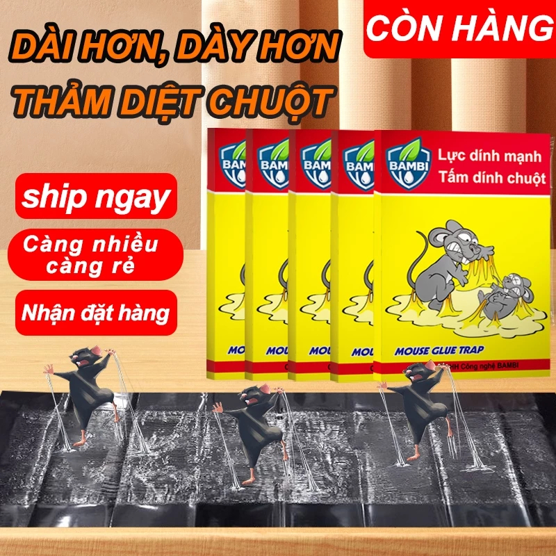Keo Dính Chuột Siêu Dính, Keo Bẫy Chuột, Mồi nhử chuột hiệu quả, miếng dán chuột siêu dính| Miếng keo dán chuột