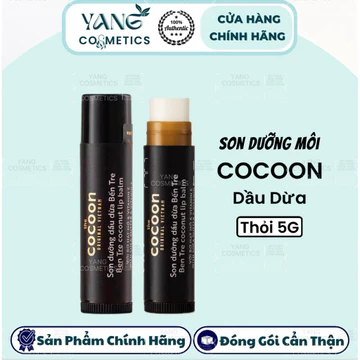 Son Dưỡng Môi Cocoon Dầu Dừa Bến Tre 5g - Cocoon HÀNG CÔNG TY ĐỦ VAT