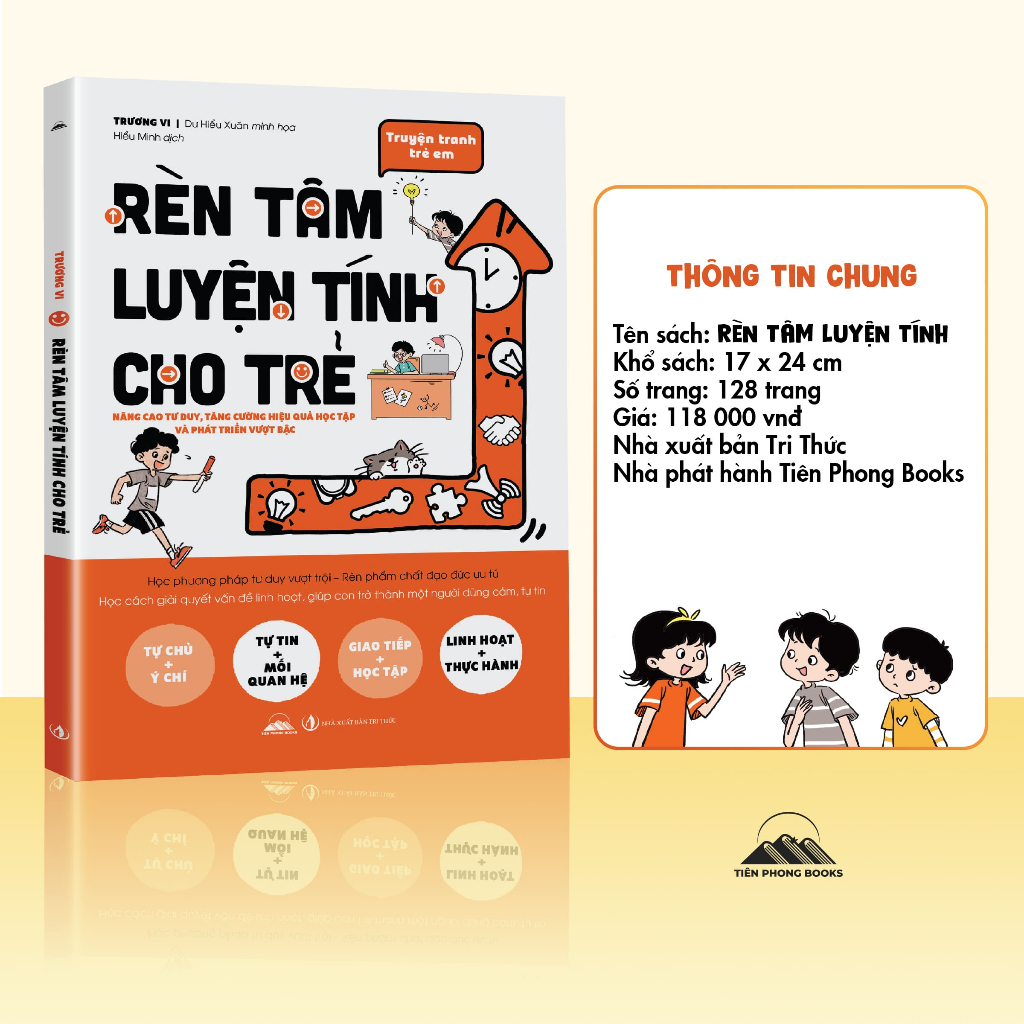 Sách - Rèn Tâm Luyện Tính Cho Trẻ - Tiên Phong Books