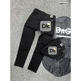 quần bò nam Dk boutique màu đen trơn hoạ tiết điểm nhấn túi sau đẹp chất vải dầy mềm co dãn nhẹ giữ phom bền màu
