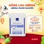 Găng lau chuyên dụng Abena giúp lau khô, làm sạch cơ thể, an toàn dịu nhẹ cho da size 16x23cm - Nhập khẩu Đan Mạch