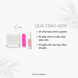 (Hỏa Tốc) Nail Box thiết kế G007 mắt mèo kim cương đính nơ thủy tinh cao cấp