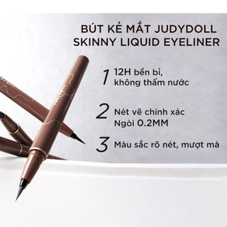 Bút Kẻ Mắt Nước Judydoll Skinny Liquid Eyeliner 0.5ml - Bebeau
