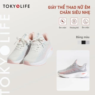 Giày thể thao nữ TOKYOLIFE siêu nhẹ êm chân vải dệt cao cấp thoáng khí 40000445