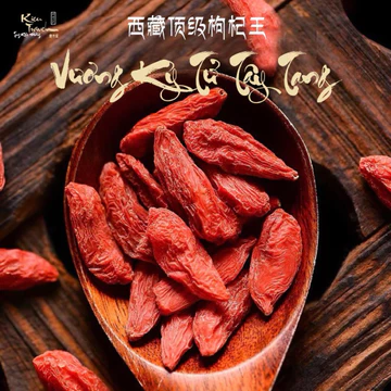 [ Kiều Travel ] Vương Kỷ Tử Tây Tạng Thượng Hạng - Trà Câu Kỷ Tử Phơi Khô Tự Nhiên - Size VIP - Không Chất Bảo Quản
