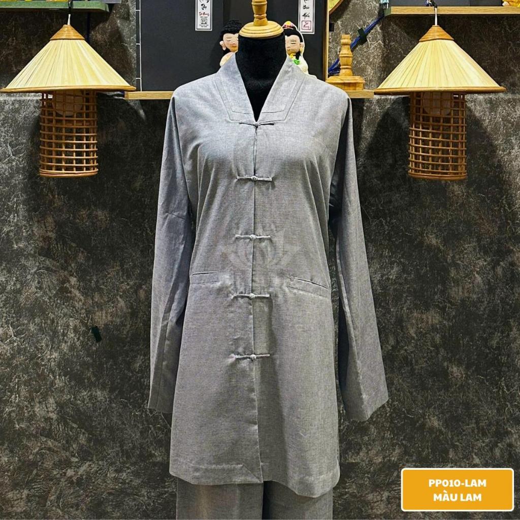 La Hán tăng vải KATE mềm mịn cao cấp - mặc mát cho quý thầy size 1-7 form ôm nhẹ phù hợp tâm linh