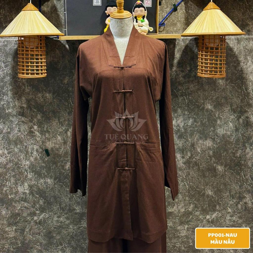 La Hán tăng vải KATE mềm mịn cao cấp - mặc mát cho quý thầy size 1-7 form ôm nhẹ phù hợp tâm linh