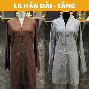 La Hán tăng vải KATE mềm mịn cao cấp - mặc mát cho quý thầy size 1-7 form ôm nhẹ phù hợp tâm linh