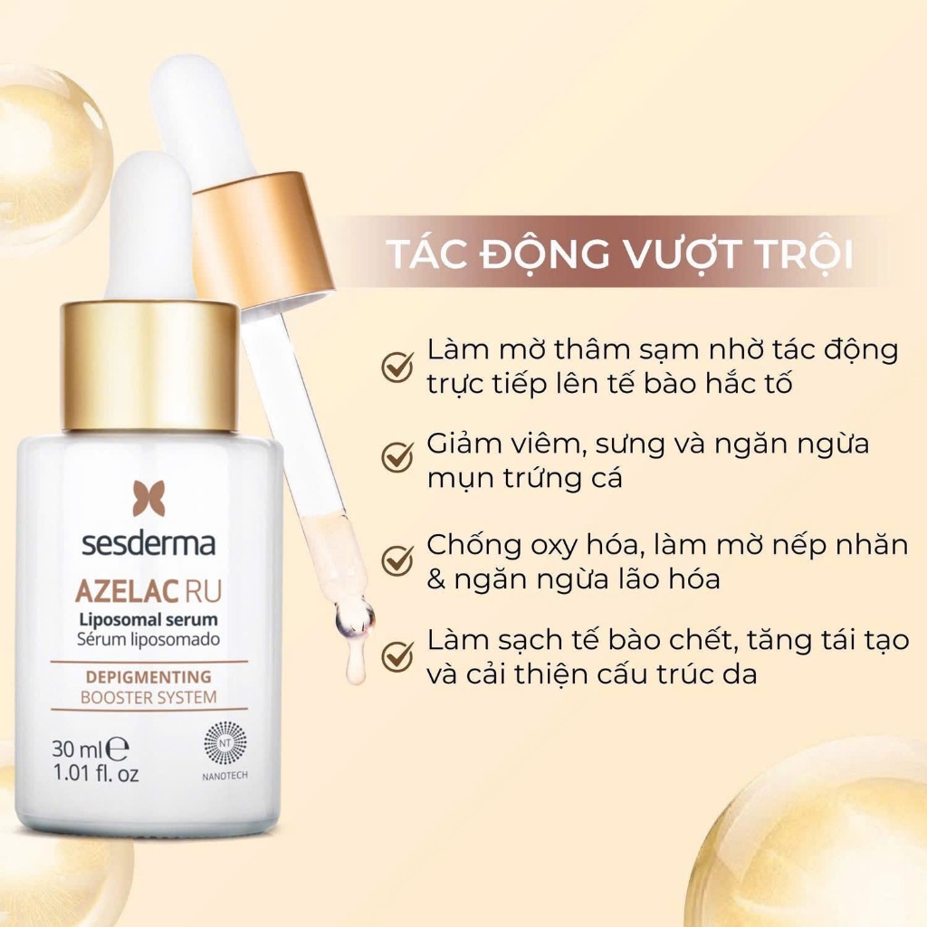 Bộ sản phẩm dưỡng trắng da Sesderma Azelac Ru - Phương An House