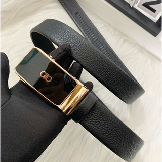 Thắt lưng nam khoá gạt tự động công sở da bò thật và da pu bản rộng 3,5cm thatlungvidanamnu