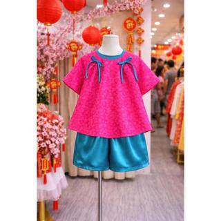 Sét Đồ Gấm Lụa Cao Cấp Cho Bé Gái, Bộ Bà Ba Mỹ Nhân Cho Bé Đi Chơi Trung Thu ,Đi Lễ Tết, Đi Biển In Hình BB03 - BEEKIDS
