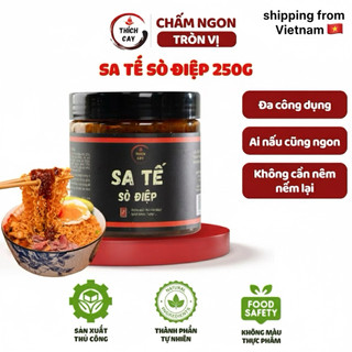 Sa Tế Sò Điệp Thích Cay Sốt Trộn Mì, Hủ Tiếu, Phở Sốt Chấm Cá Viên Chiên Sốt Ướp Thịt