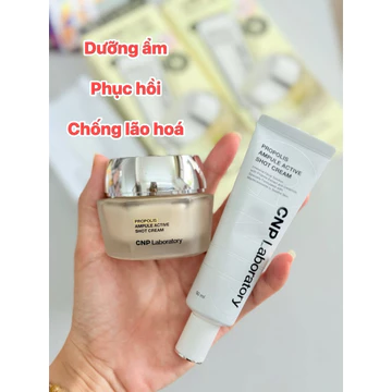 [Mua 1 Tặng 1] Kem Dưỡng Keo Ong CNP Laboratory Propolis Ampule Active Cream 50ml - Tặng 1 tuýp Kem Keo Ong CNP 50ml