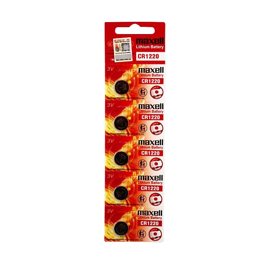 Pin CR1220 Maxell Lithium 3volt - Chính hãng | Shopee Việt Nam