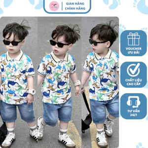 N67- bộ cộc polo khủng long full áo mã 2- a116.841