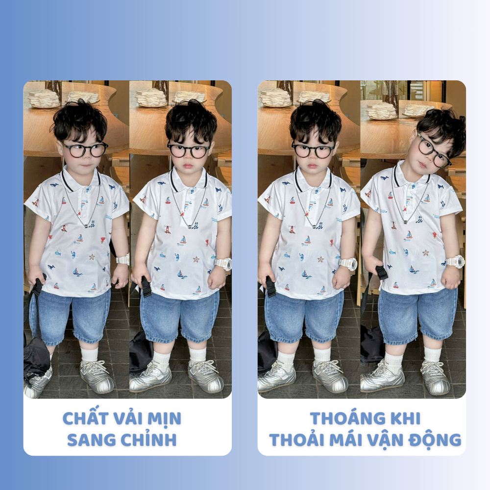 [À ƠI SHOP] R17- bộ polo cổ viền đen biển khơi - a116.837