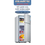 Tủ lạnh mini 2 ngăn 42l có tích hợp ngăn đá riêng tiện lợi để đồ ăn, thức uống, mĩ phẩm, trữ sữa — ảnh 2