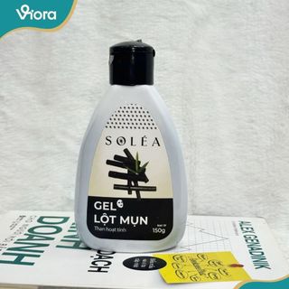 Gel Lột Mụn Than Hoạt Tính SOLÉA 50g/150g - Lộc Sạch Mụn Đầu Đen, Mụn Cám, Giảm Mụn Hiệu Quả - VIORA