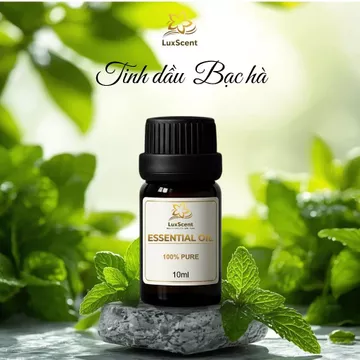 Tinh dầu bạc hà 10ml - 50ml LuxScent tinh dầu xông thơm phòng tinh dầu thơm phòng đuổi muỗi tinh dầu thơm phòng khử mùi