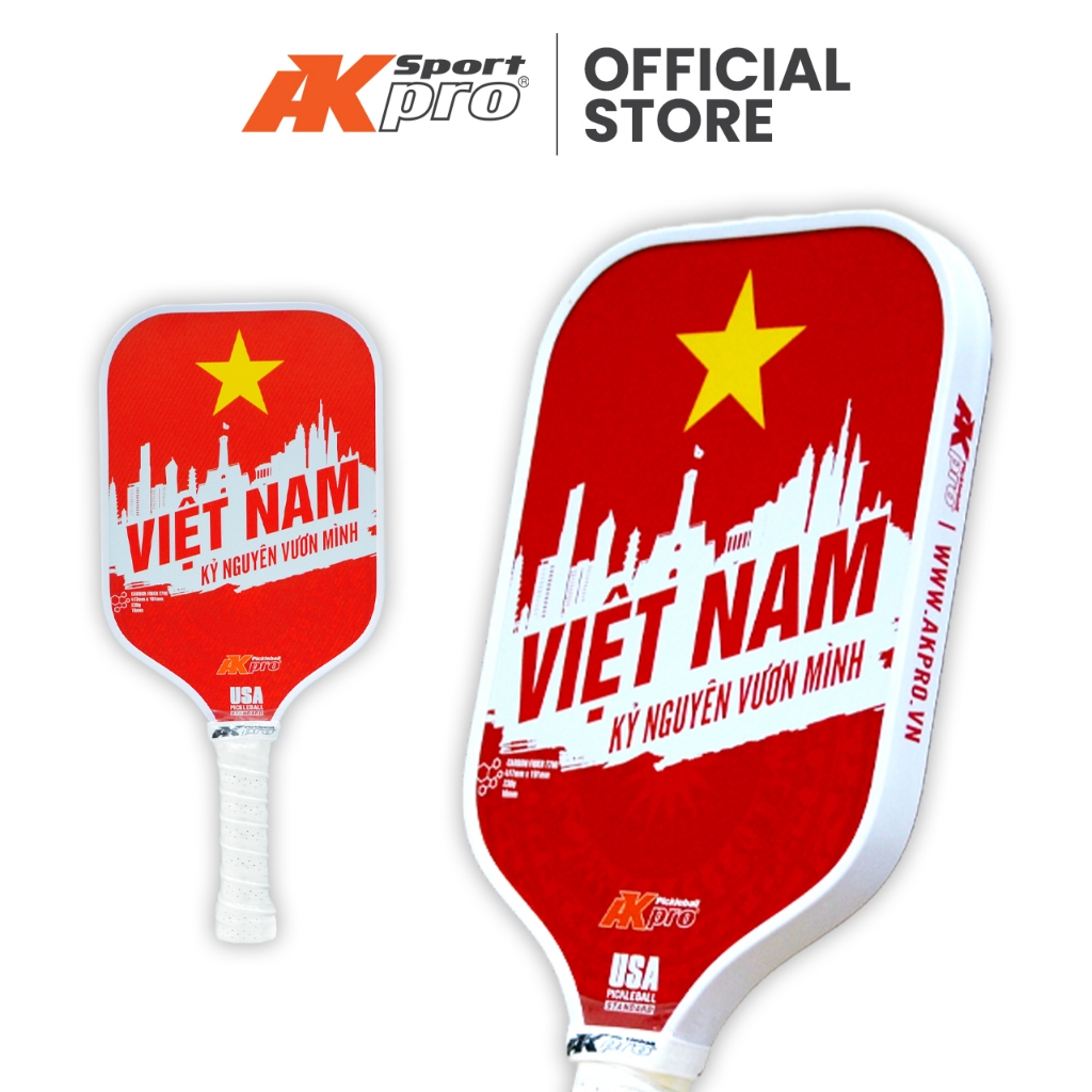 Vợt AKpro Pickleball Việt Nam Carbon T700 | Shopee Việt Nam