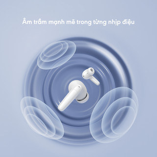 [KOL] Tai nghe Bluetooth TECNO BUDS 4 -Bluetooth 5.4 | Chống ồn chủ động ANC | Kháng nước IPX4 - Chính hãng