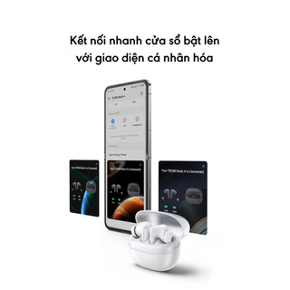 [KOL] Tai nghe Bluetooth TECNO BUDS 4 -Bluetooth 5.4 | Chống ồn chủ động ANC | Kháng nước IPX4 - Chính hãng
