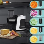 Máy cắt rau củ đa chức năng dụng , 5 Lưỡi Dao Cắt đồ bào rau củ đa năng Thái Lát cụ bào sợi(CANMEKY) — ảnh 7