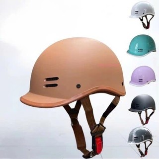 NÓN BẢO HIỂM NỮA ĐẦU KIỂU DÁNG CÁ HEO GỌN NHẸ CÁ TÍNH NAM NỮ