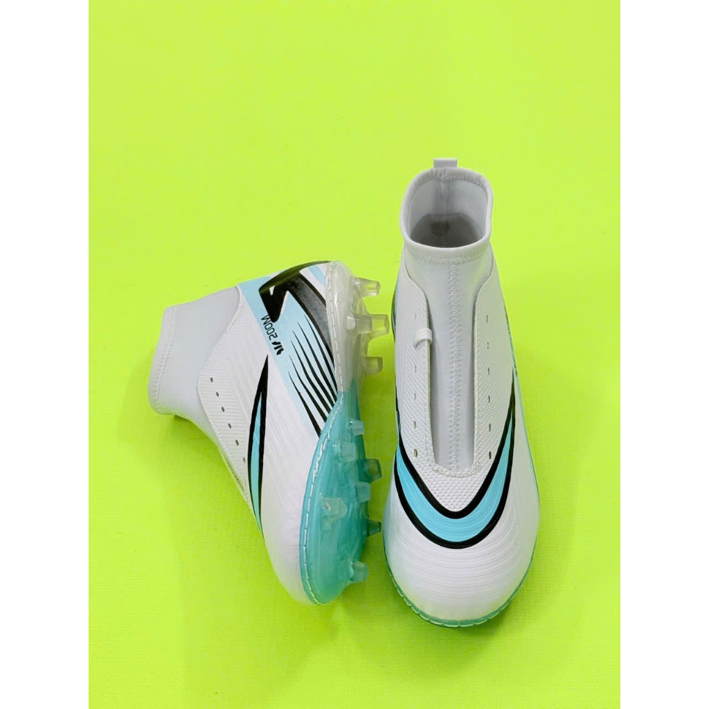 Giày đá bóng cổ cao TheGoal FG1, khâu FULL đế đinh FG sân cỏ tự nhiên, TẶNG TÚI RÚT + TẤT
