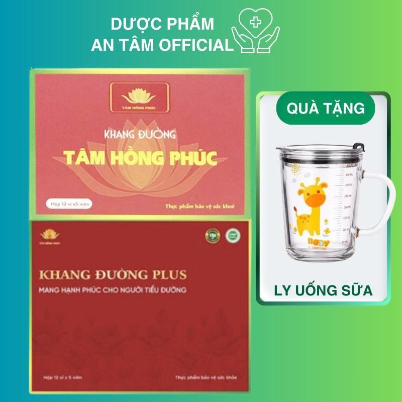 Khang Đường Plus Tâm Hồng Phúc Hỗ Trợ Ổn Định Đường Huyết, Giảm Cholestero Hộp 60v