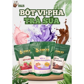 BỘT VỊ TRÀ SỮA BKB TÚI 1KG ĐỦ VỊ pha trà sữa thơm ngon, màu đẹp, chuyên dùng trong pha chế