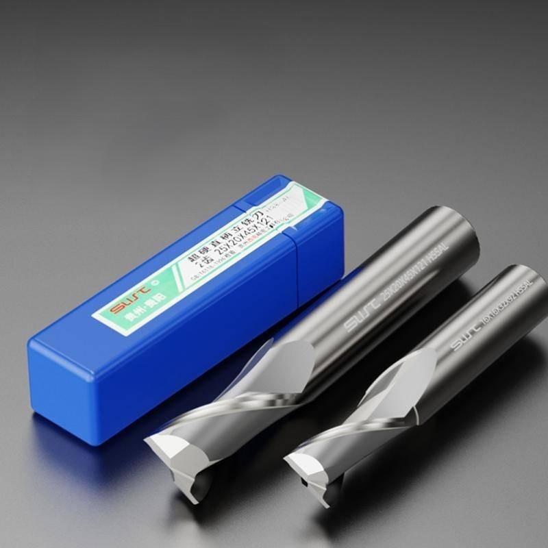 Phay ngón thép gió hộp xanh 2 me cắt chuyên phay nhôm đồng sắt gỗ nhựa