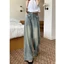 Quần Jeans ống Rộng, Quần jean bò rộng 2Túi giả gấu to Dáng đẹp LN